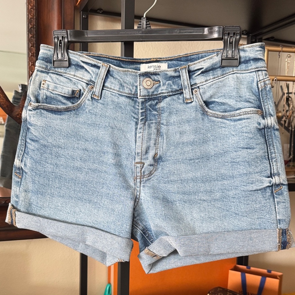 Kensie Light Blue Jean Shorts